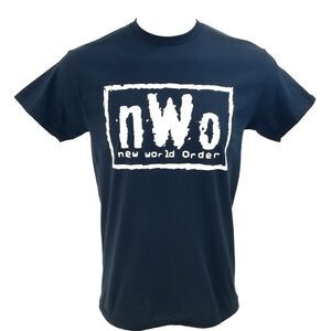 NWO "New World Order" Wolf Pack WCW WWE ECW Retro Logo Wrestling Tee. - rap tee